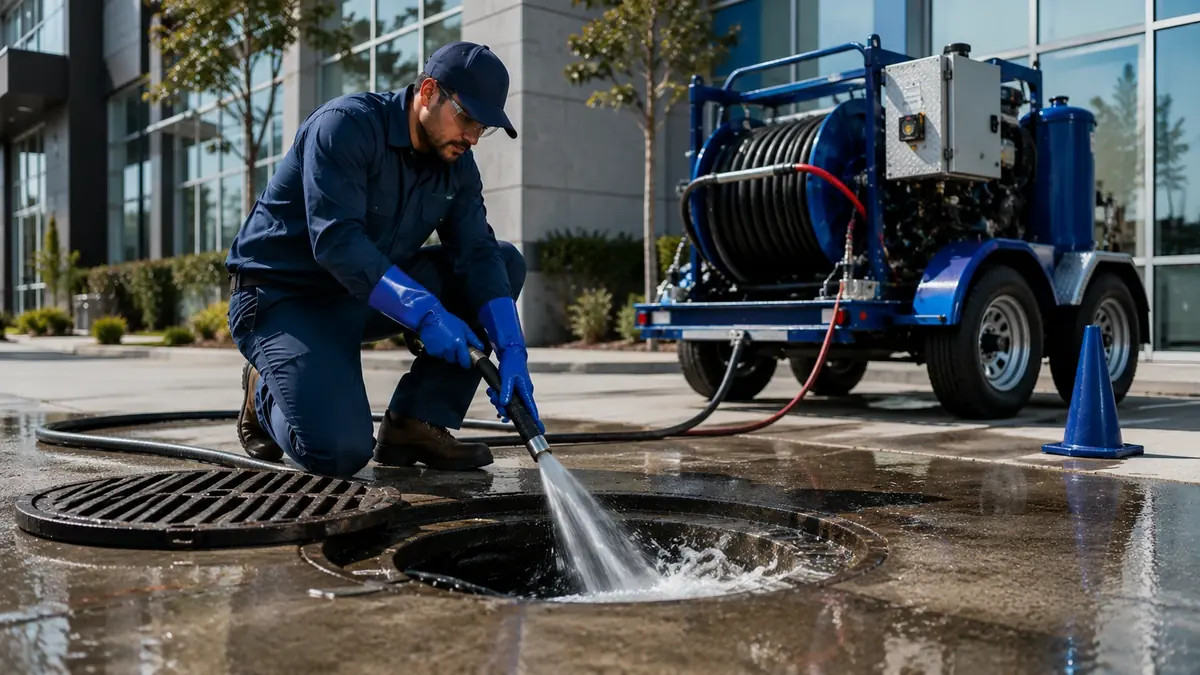 Commercial Hydro Jet Drain Cleaning in Seaside