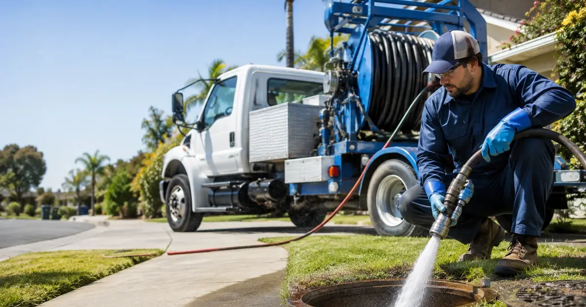 Hydro jet sewer cleaning Seaside