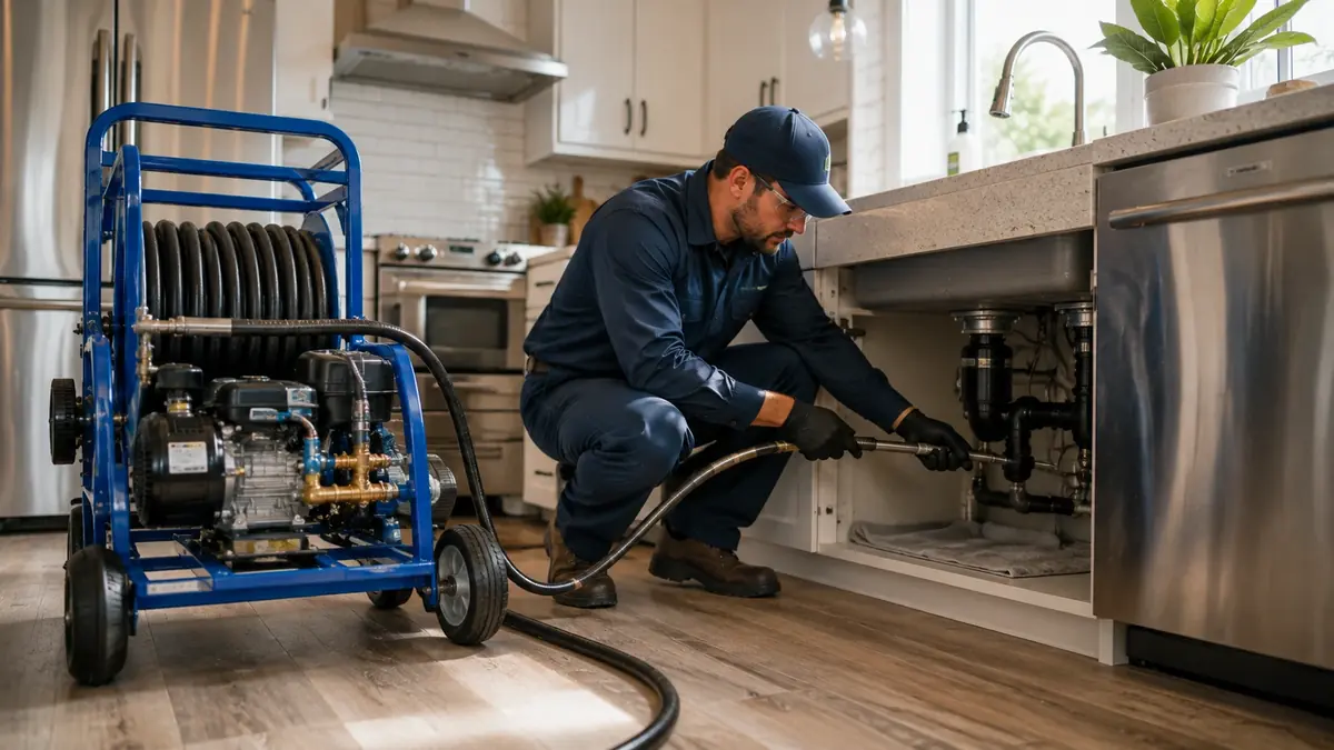 Kitchen Drain Hydro Jetting in Seaside