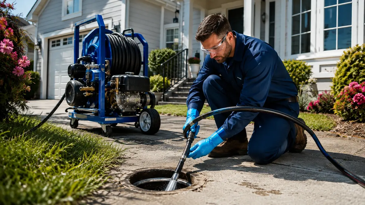 Residential Hydro Jet Drain Cleaning in Seaside