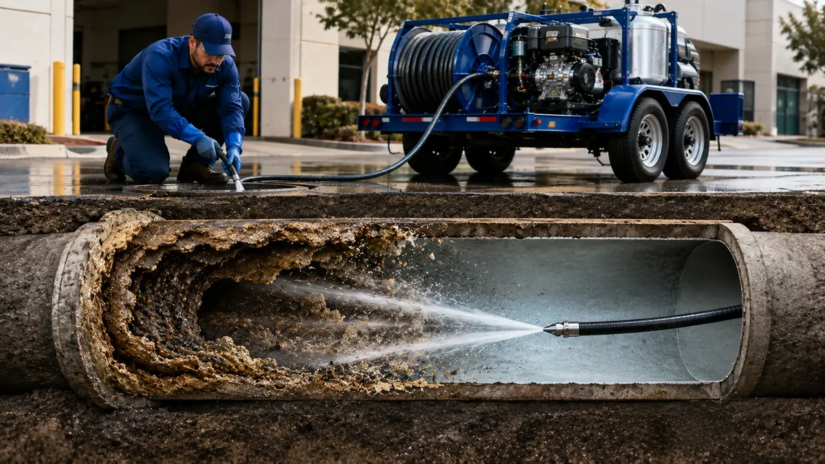 Sewer Pipe Descaling in Seaside